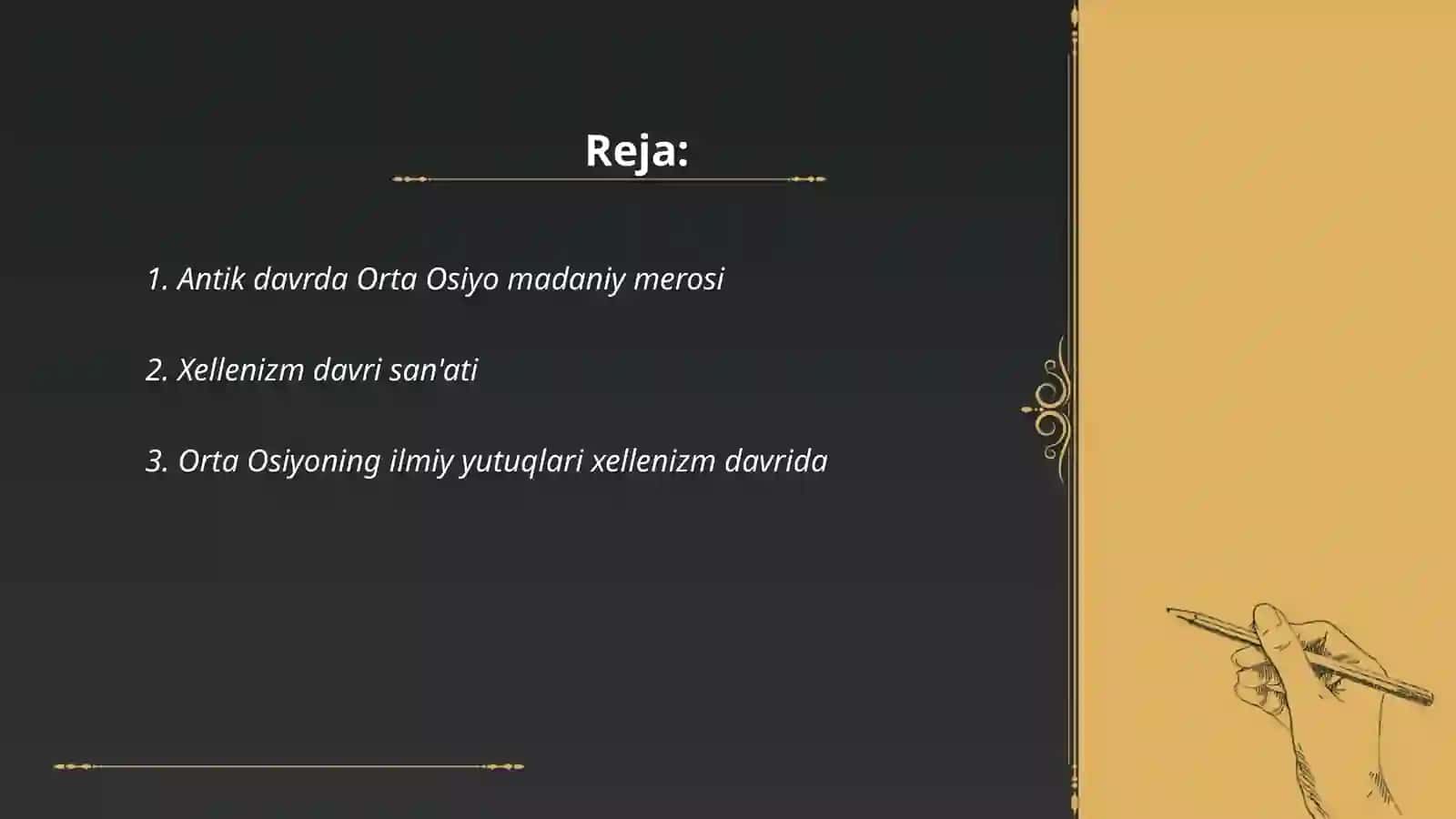 Antik davrda Orta Osiyo madaniy merosi 2