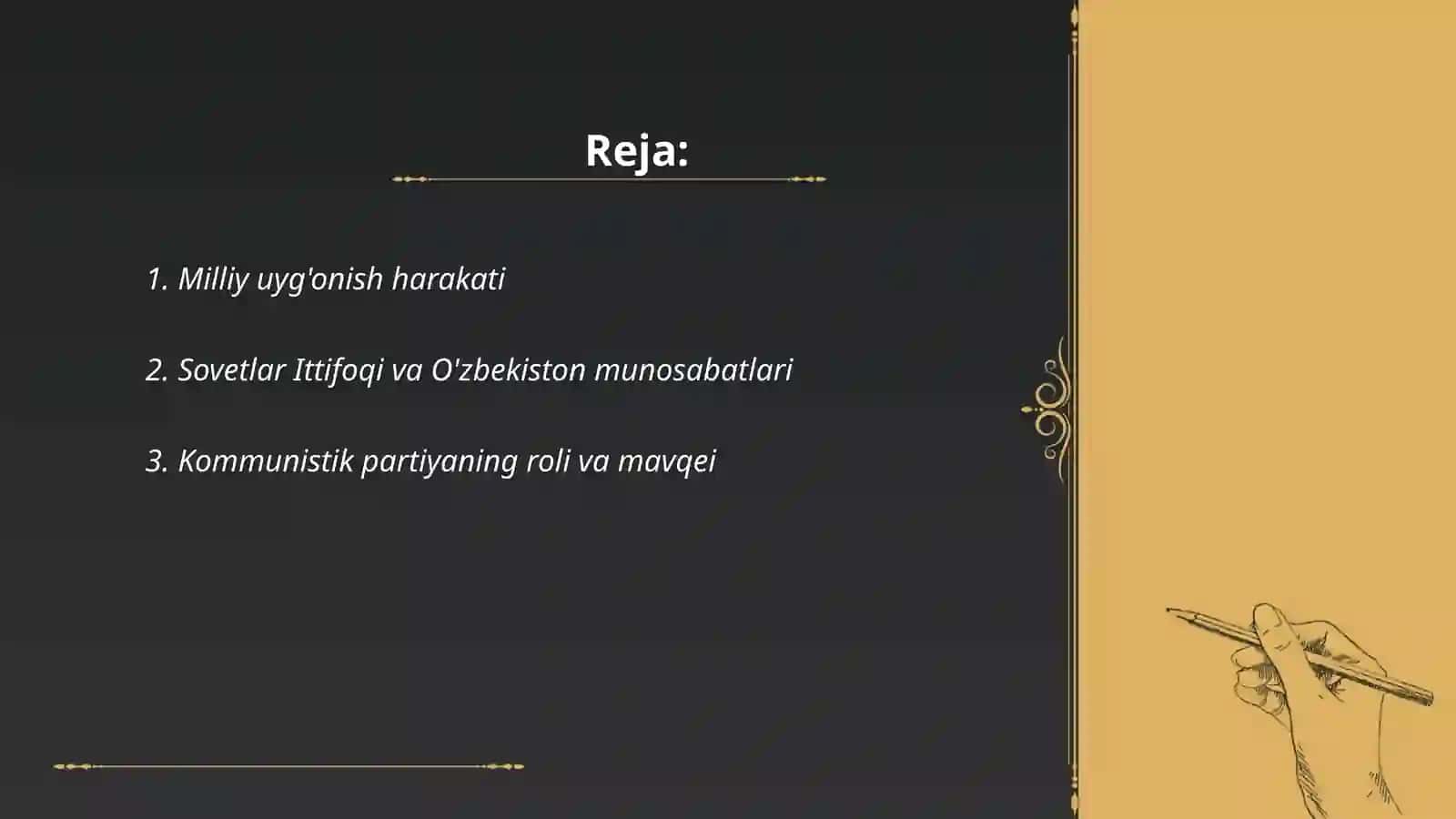 Mustaqillikka erishish arafasida Oʻzbekistondagi ijtimoiy -siyosiy jarayonlar 2