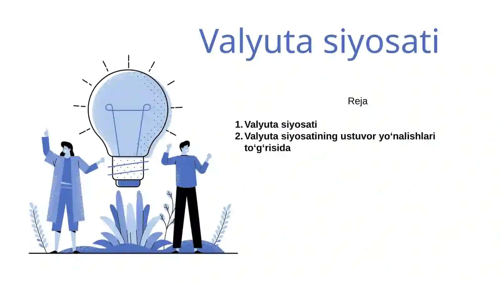 Valyuta siyosati 2
