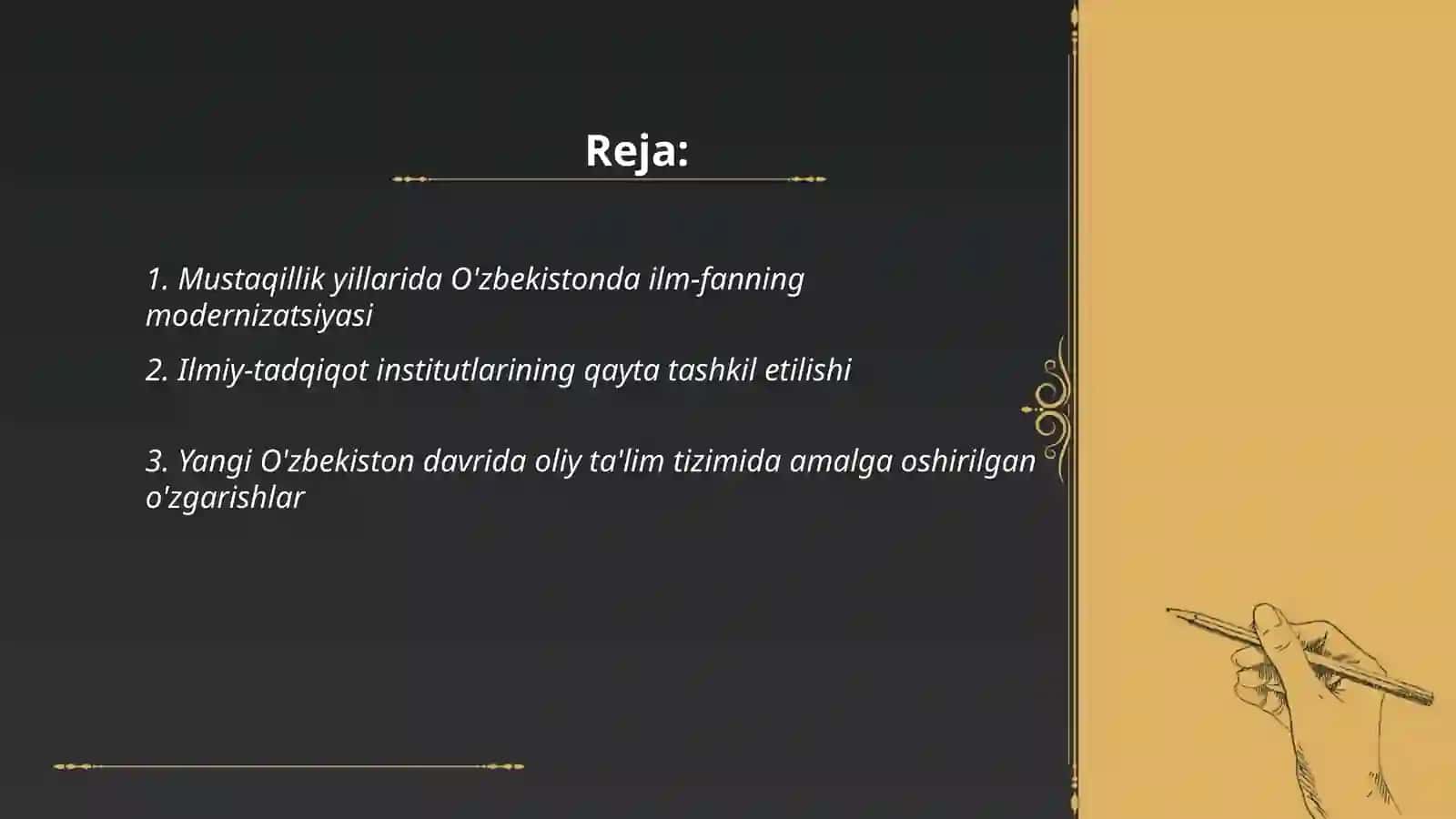 Mustaqillik Yillarida O'zbekistonda Ilm-Fanning Rivojlanishi 2