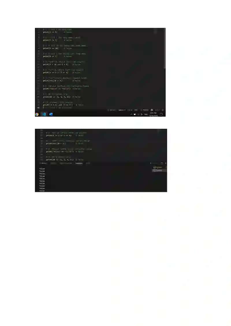 5-labartoria ishi; 20 Misol true and false 2