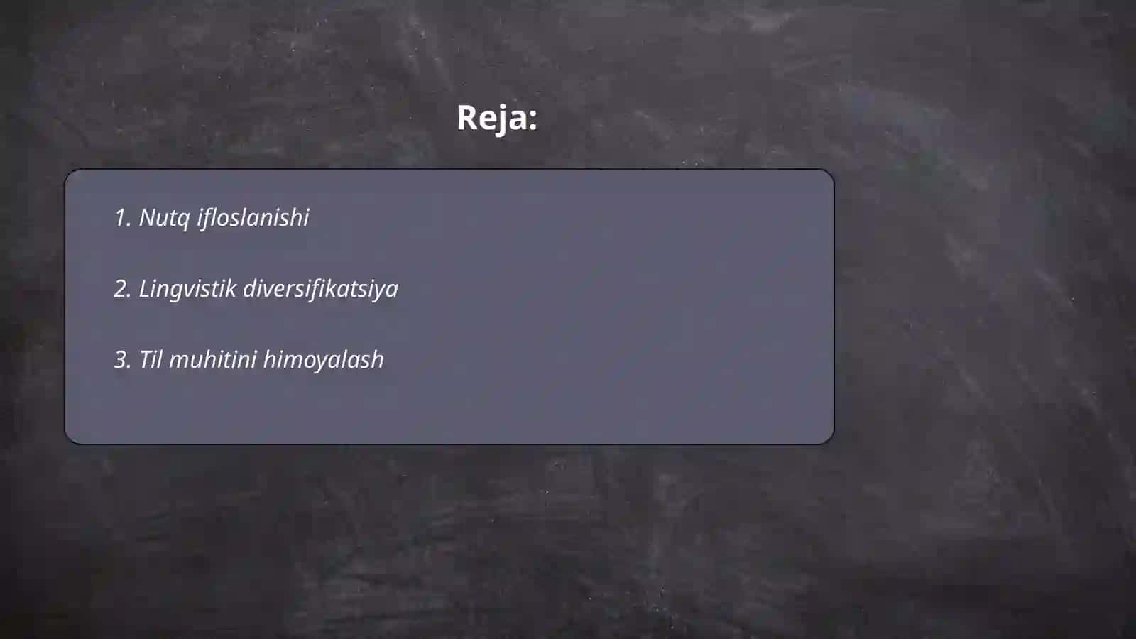 Til va nutq ekologiyasi 2