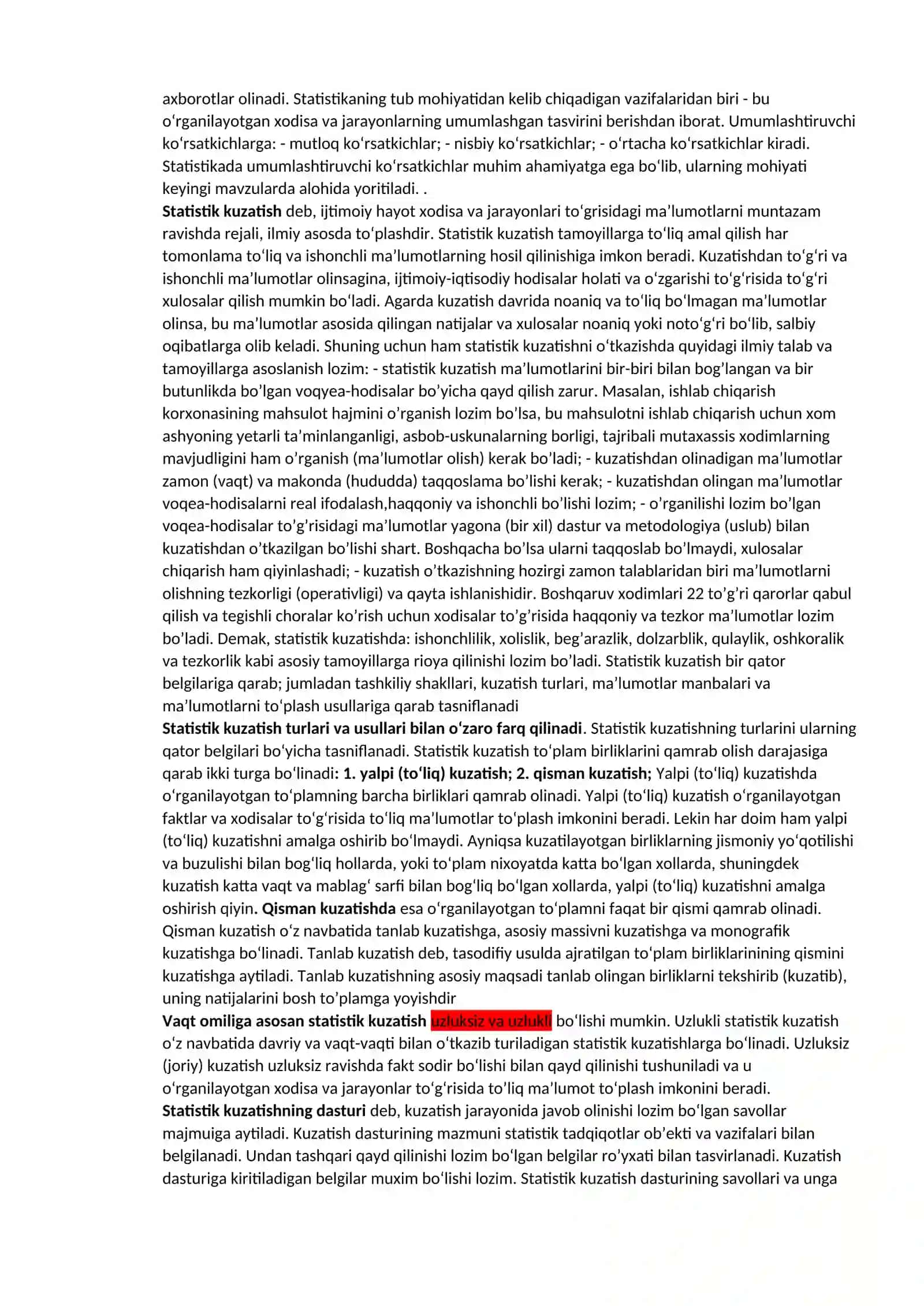 Statistika fanining tarixiy rivojlanishi va mazmuni 2