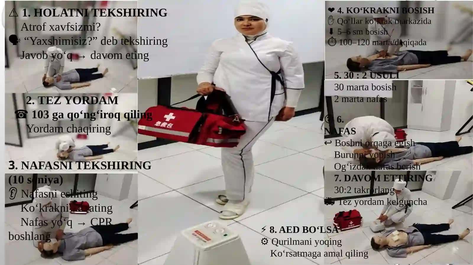 O‘PKA–YURAK REANIMATSIYASI (CPR) 2