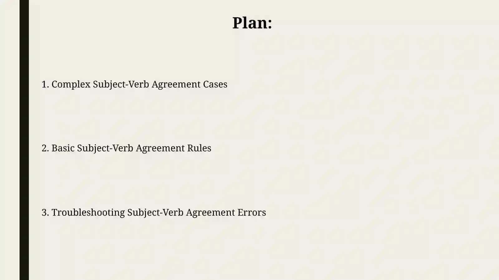 Subject-Verb Agreement 2