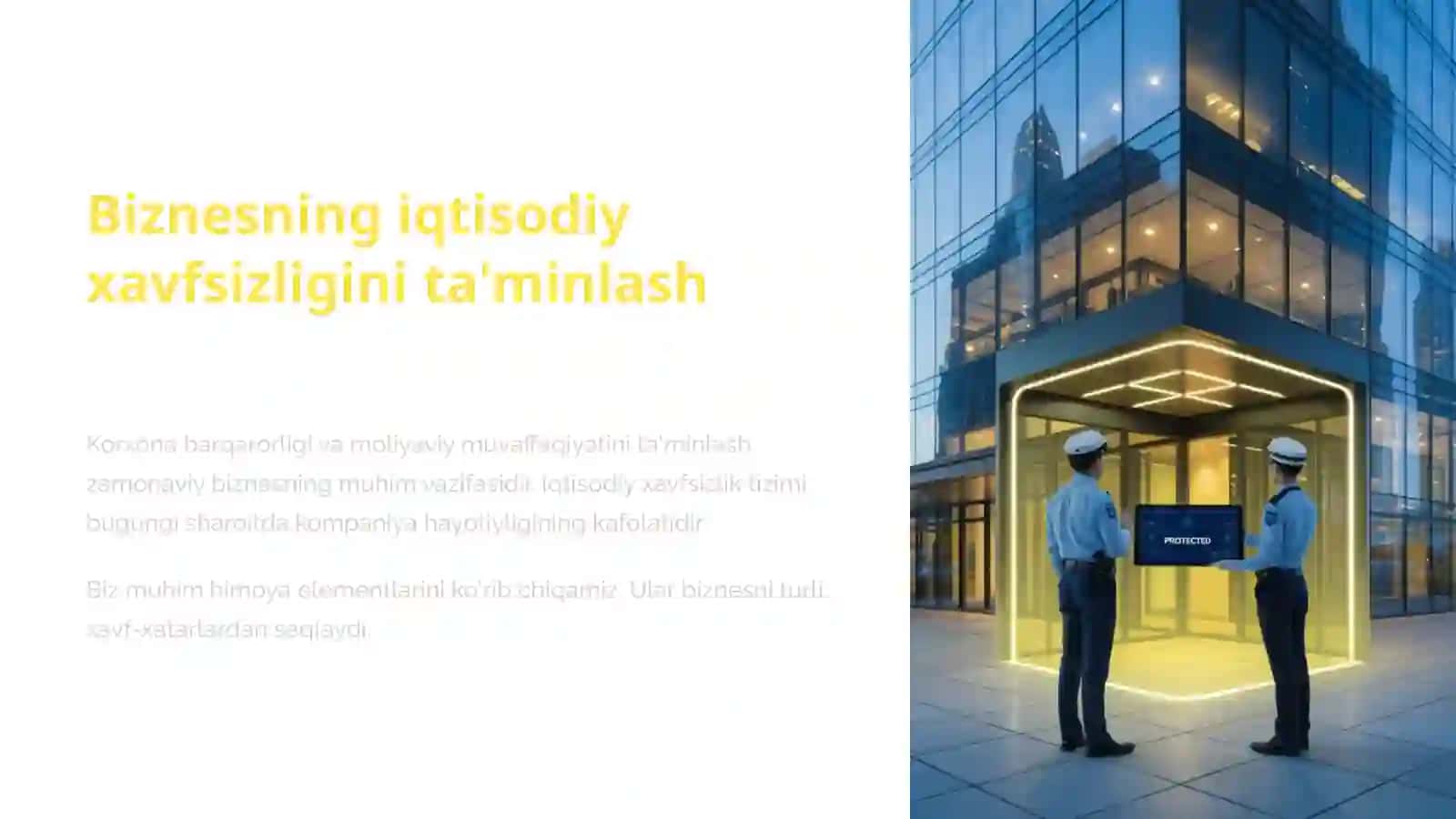 Biznesning iqtisodiy xavfsizligini ta'minlash 2
