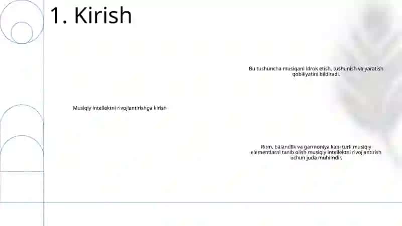 Musiqiy Tafakkurni Rivojlantirish 2