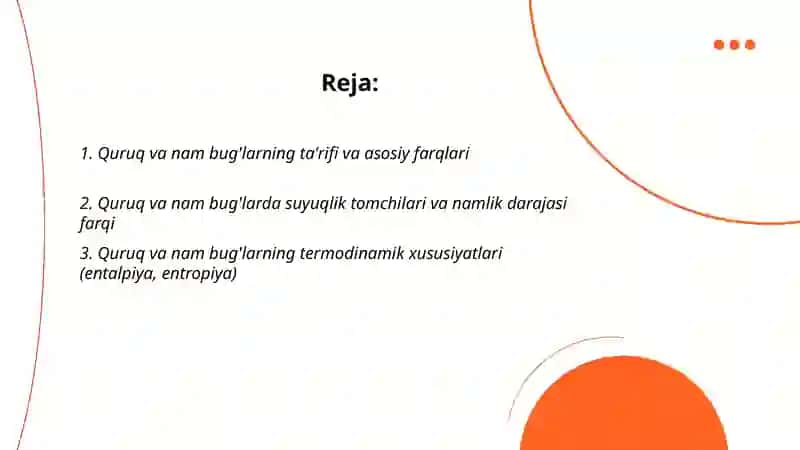 Quruq va nam bug'larning farqi 2