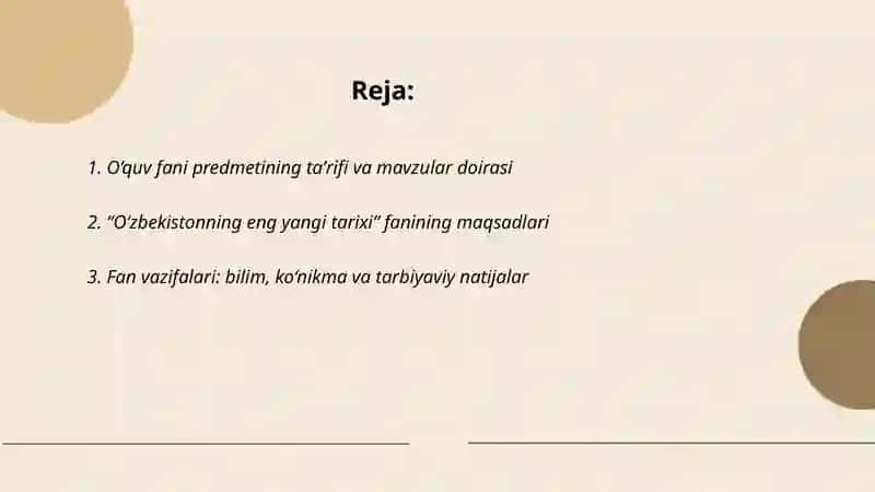O‘zbekistonning eng yangi tarixi 2