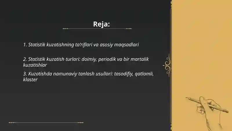 Statistik kuzatish 2