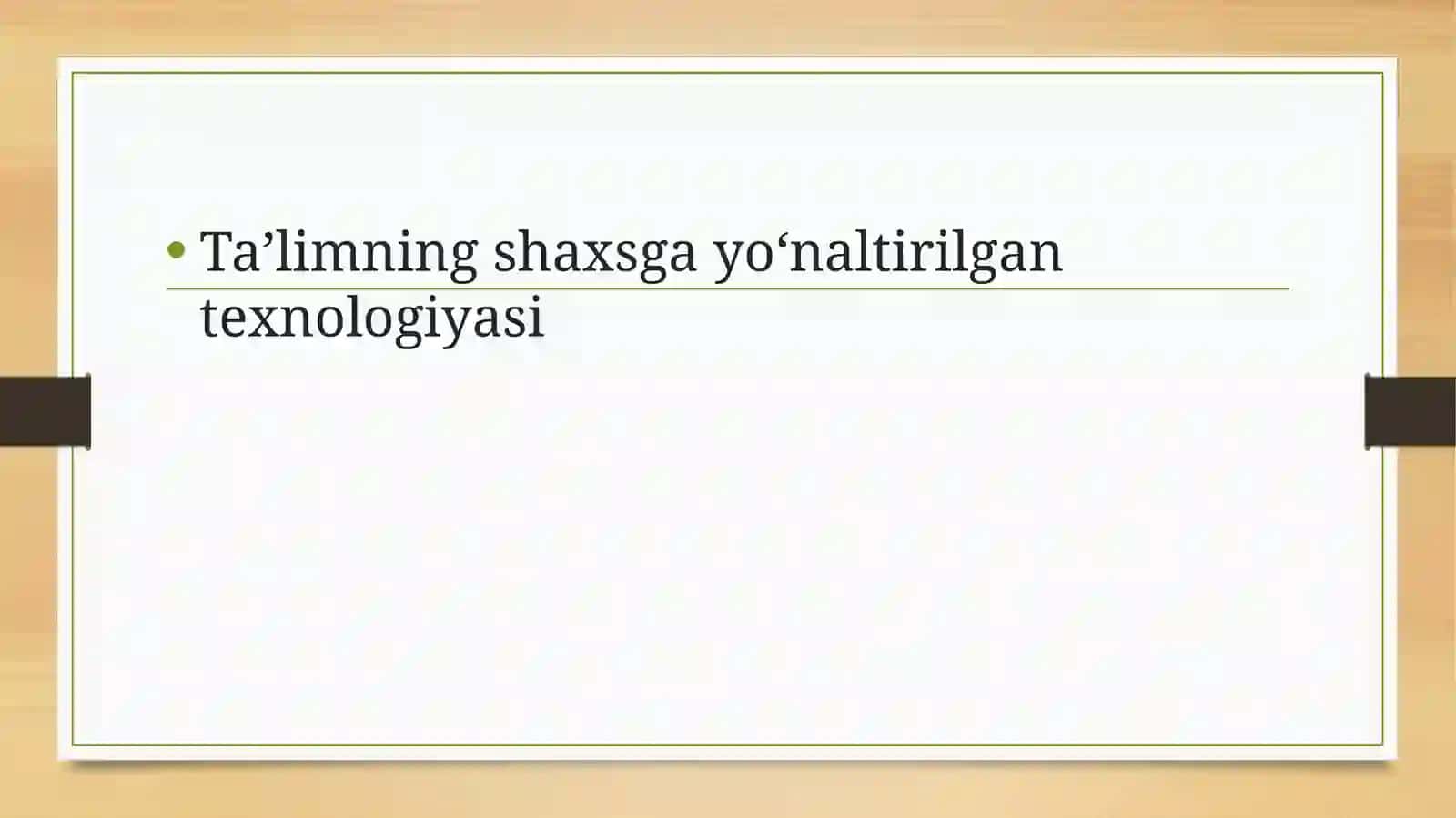 pedagogika nazariyasi va tarixi fanidan kurs ishi 2