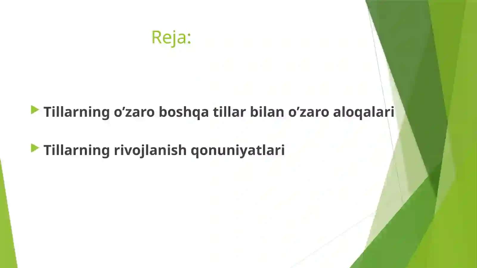 Tillarning o‘zaro aloqalari va rivojlanish qonuniyatlari 2