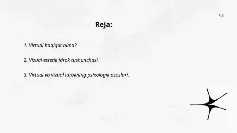 Olamni vertual va vezual estetik idrok etishning farqlari 2