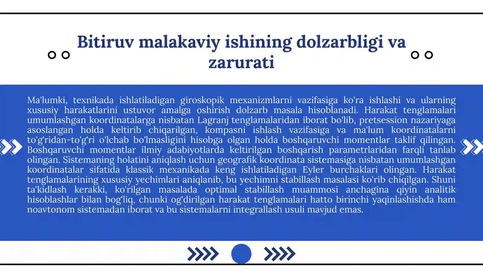 BOSHQARILUVCHI GORIZONTKOMPAS 2