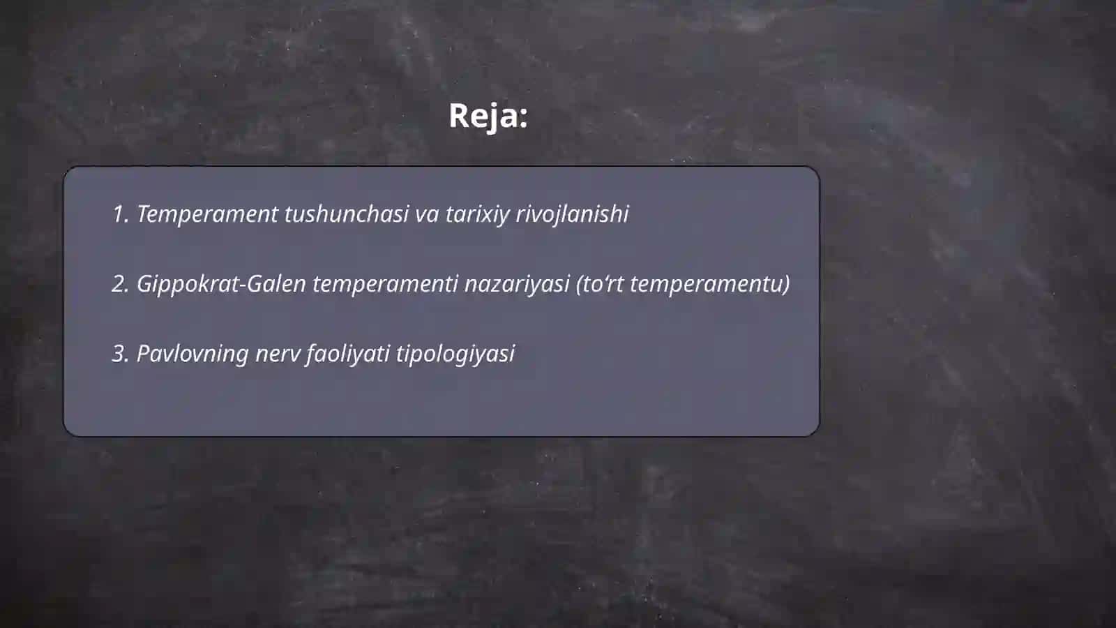 Temperament va uning nazaryalari 2
