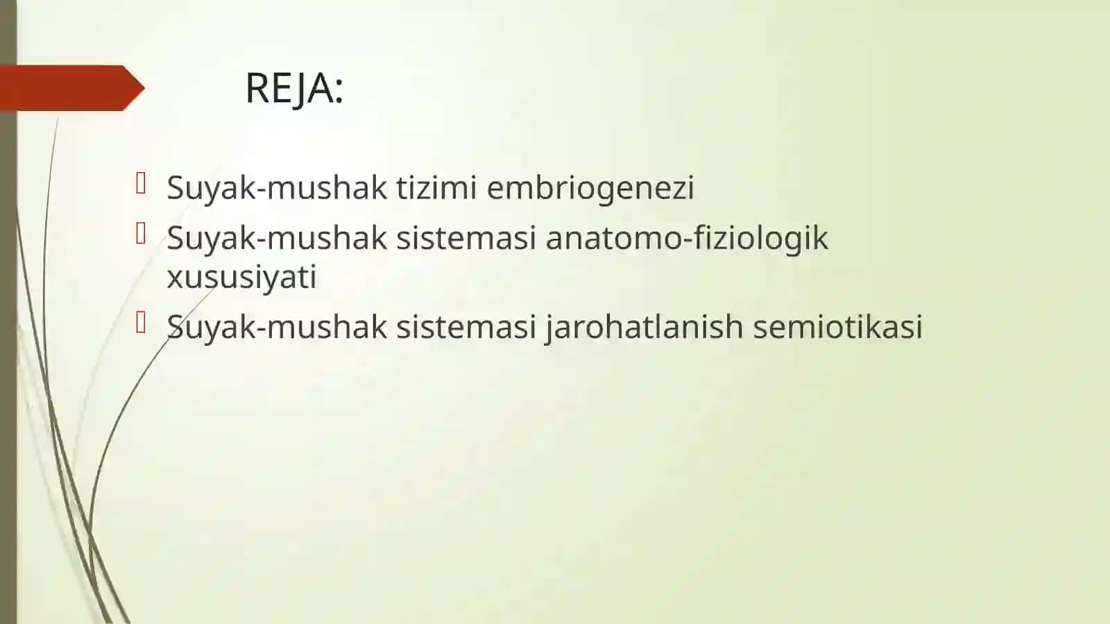 Bolalarda suyak-mushak sistemasining anatomo-fiziologik xususiyatlari. Suyak-mushak sistemasining jarohatlanish semiotikasi 2