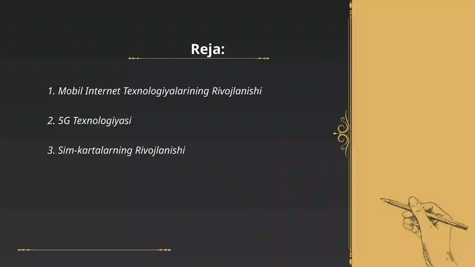 Mobil internet texnologiyalari 2