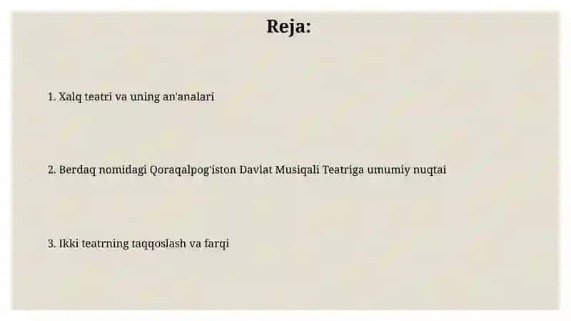 Berdaq nomidagi Qoraqalpoq davlat musiqali teatri va Volksteatr 2