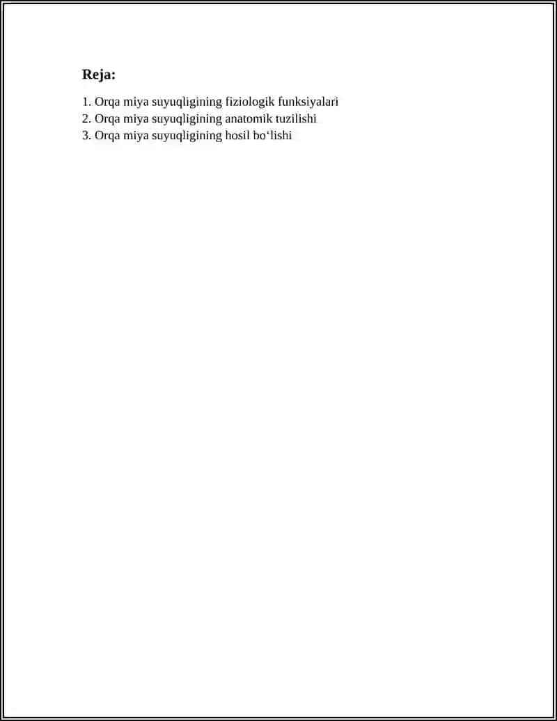 Orqa Miya Suyuqligi 2