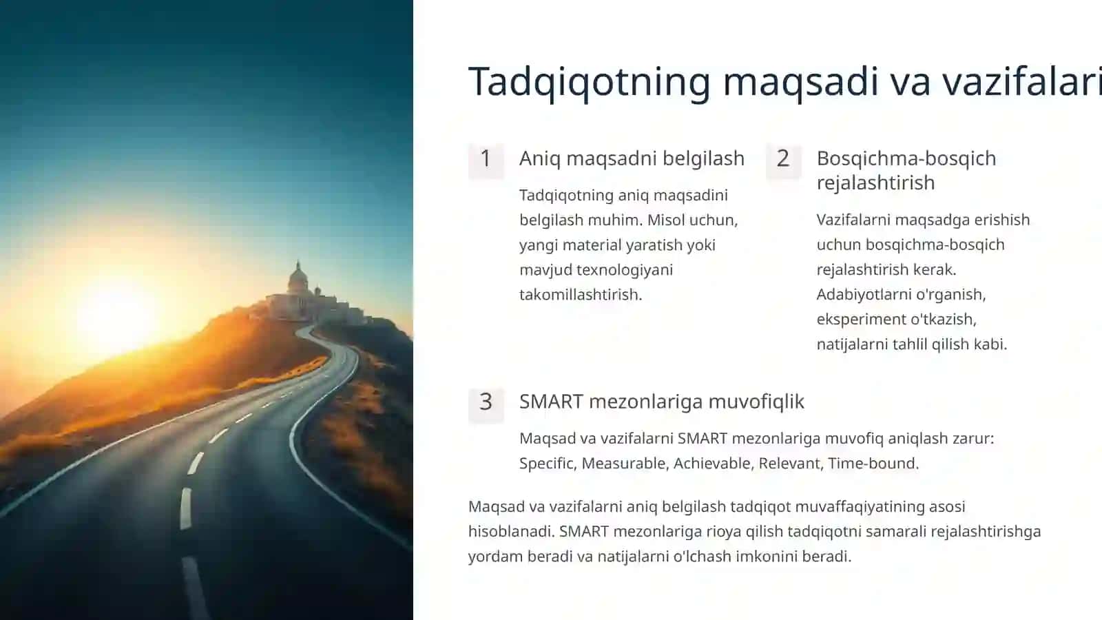 Ilmiy tadqiqotni tashkil etish va olib borish asoslari 2