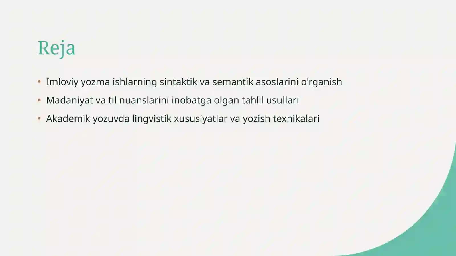 Imloviy yozma ishlari tahlili 2