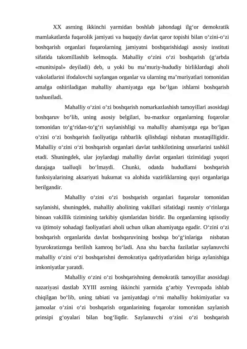 Mahalliy o‘zini o‘zi boshqarish organlari 2