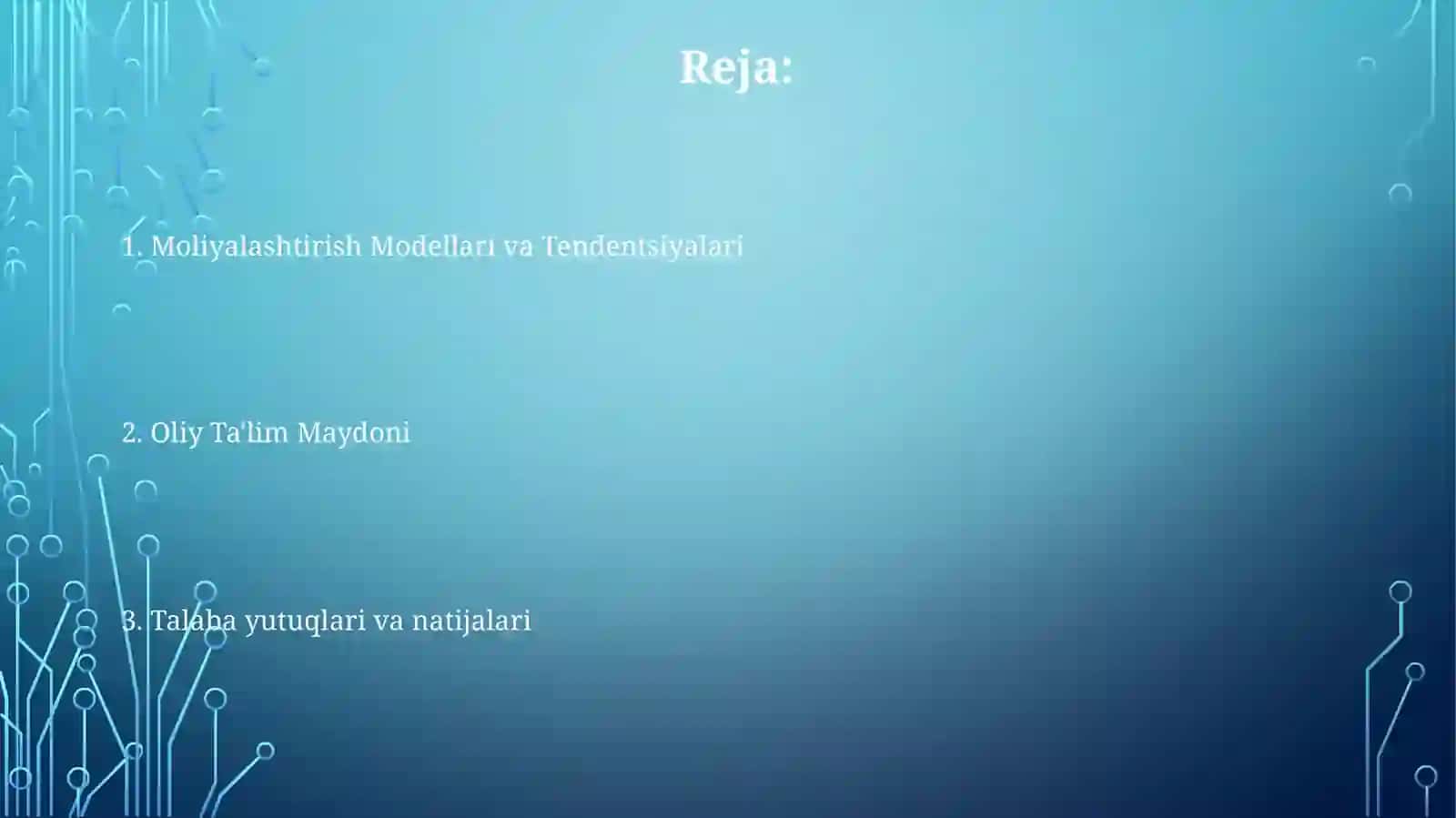 KANADADA TA'LIM TARAQQIYOTI 2