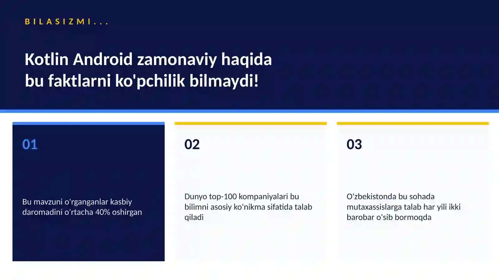 Kotlin Android zamonaviy 2