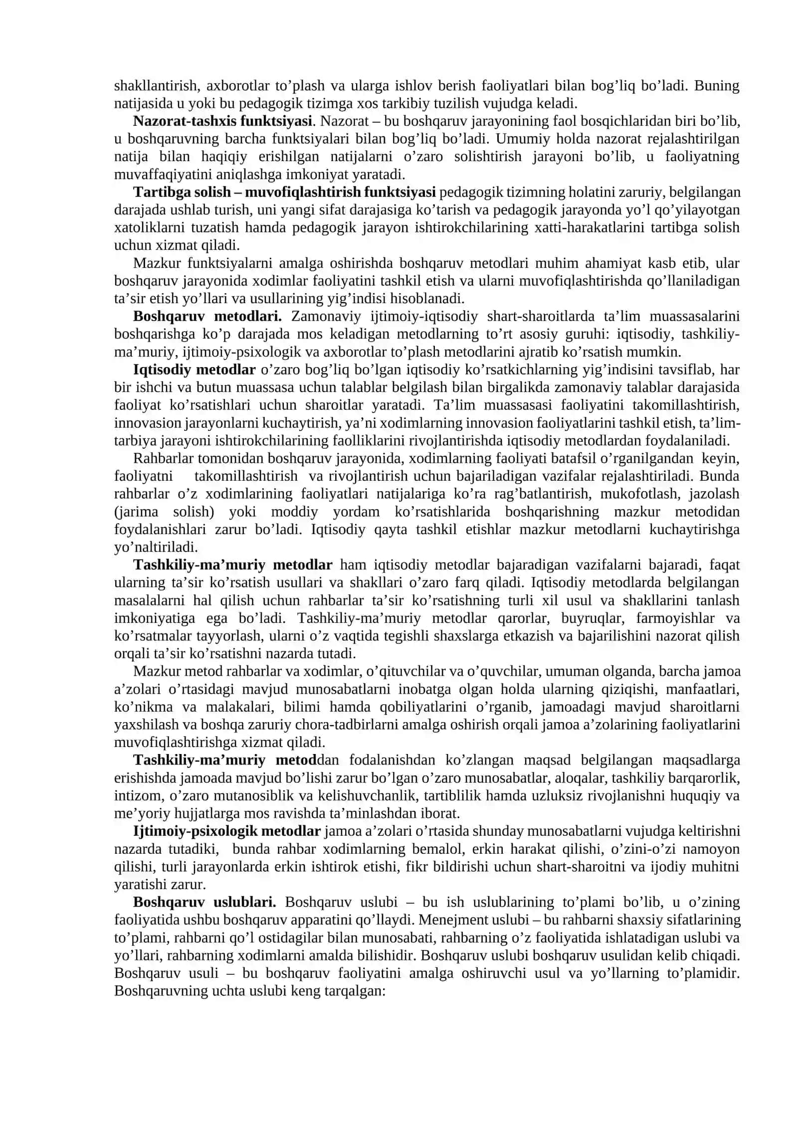 Ta’lim muassasasi menejmenti 2