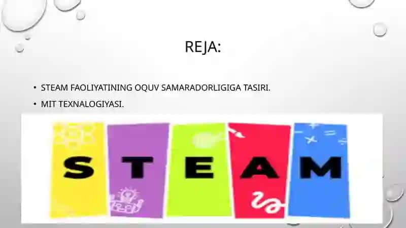 STEAM TEXNALOGIYALARI 2