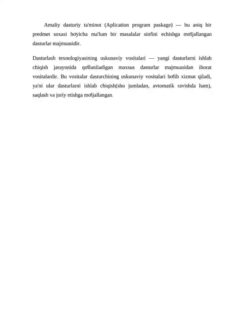 Shaxsiy kompyutеrning dasturiy ta'minoti 2
