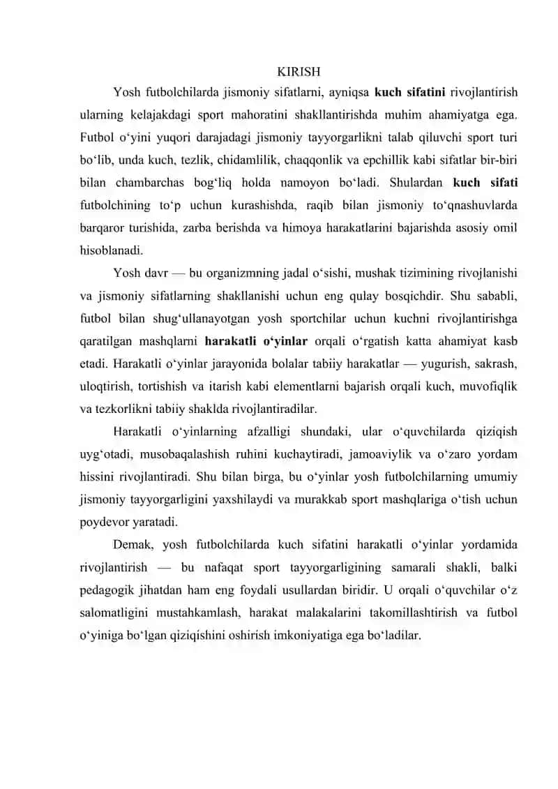 Yosh voleybolchilarda chidamlilik sifatini harakatli o’yinlar yordamida shakillantirish 2