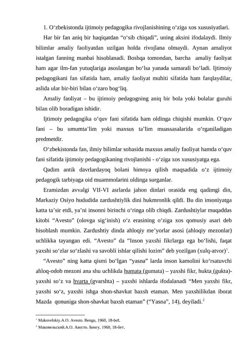 IJTIMOIY G'OYA VA BADIY G'OYA O'RTASIDAGI O'XSHASHLIK VA O'ZIGA XOSLIK 2