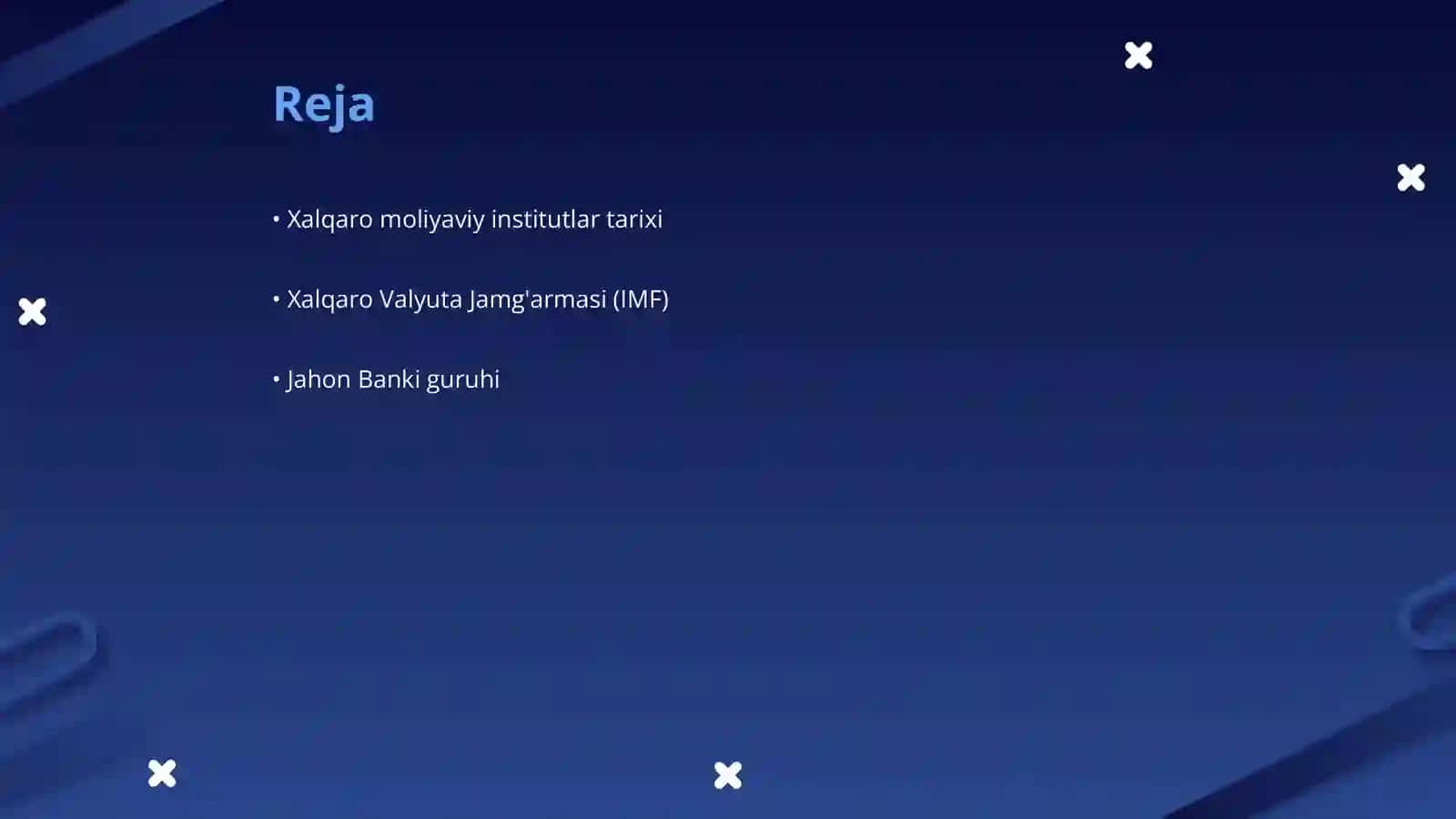 Xalqaro moliyaviy institutlar 2