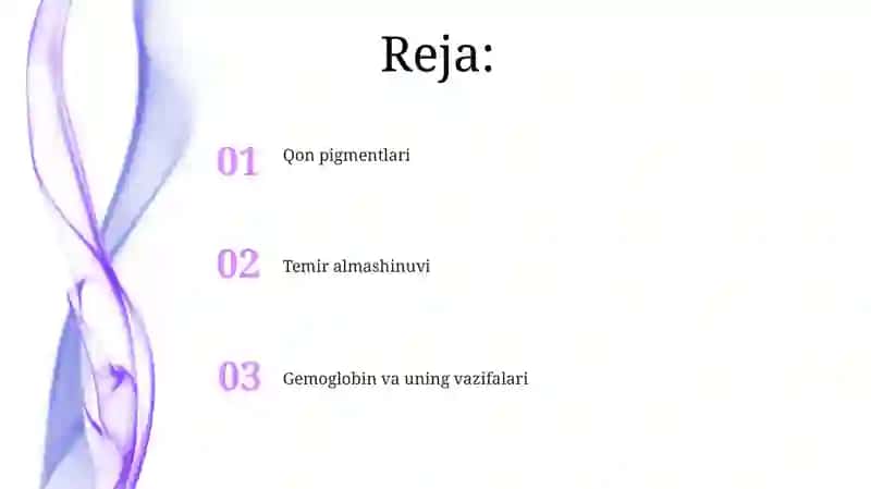 Qon pigmentlari 2