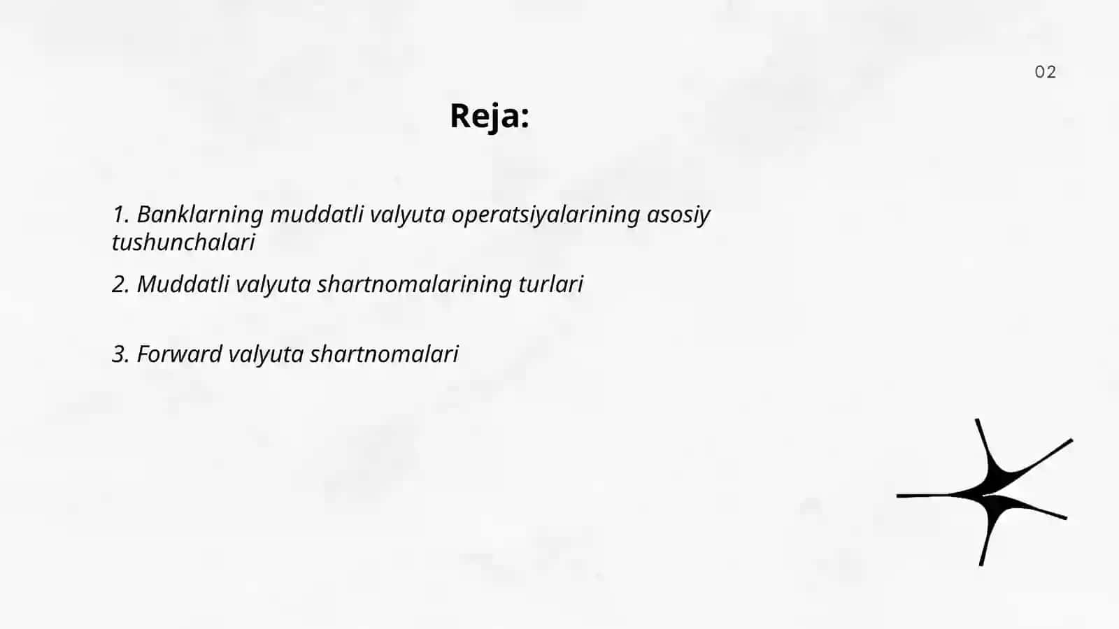 Banklarning muddatli valyuta operatsiyalari 2