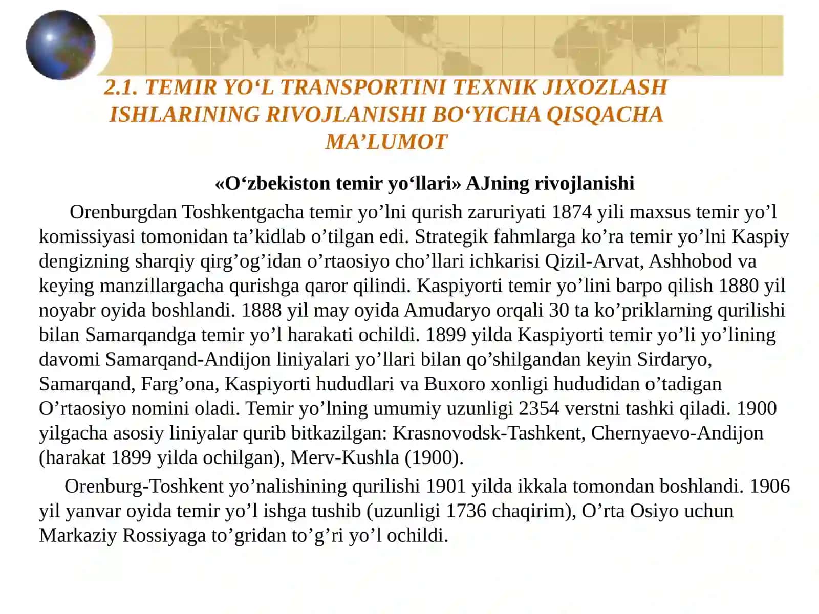 Rivojlanishi 2