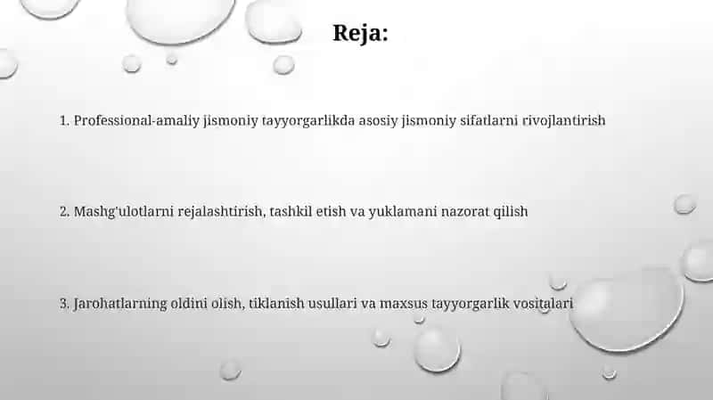 Professional-amaliy jismoniy tayyorgarlik 2