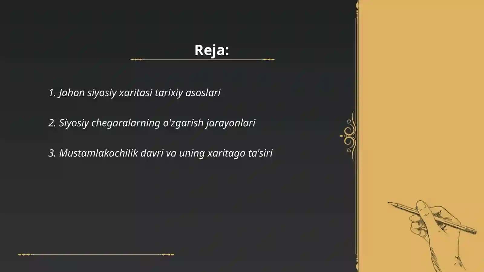 Jahon siyosiy xaritasing shakillanish bosqichlari 2