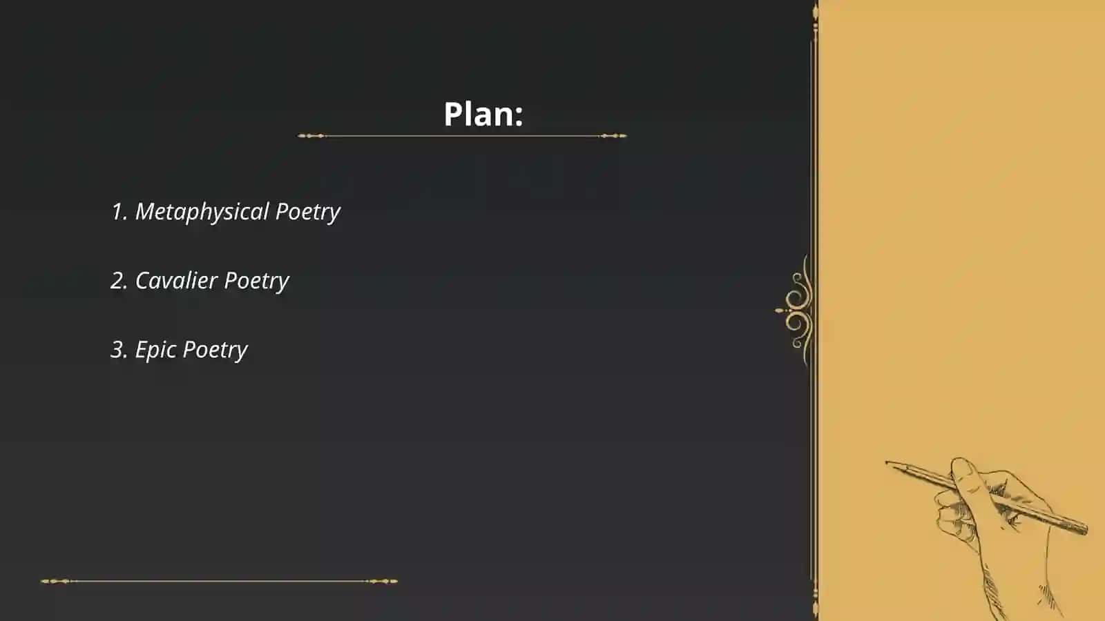 Prose and poetry in the 17th century 2