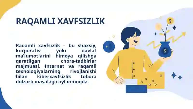 RAQAMLI XAVFSIZLIK  MASALALARI 2
