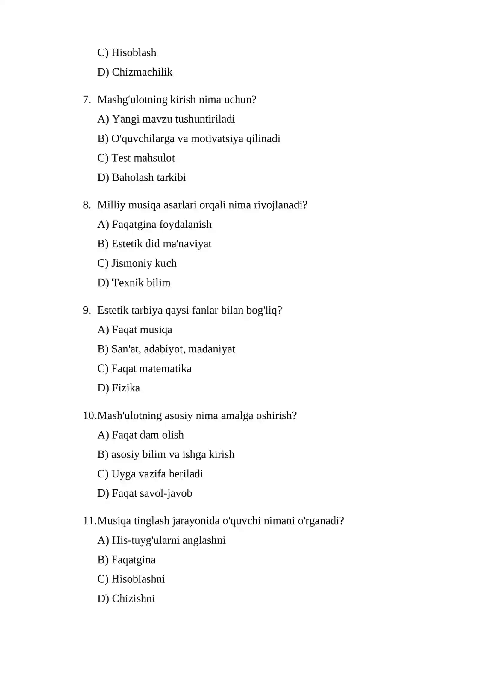 Estetik tarbiya va milliy musiqa 2