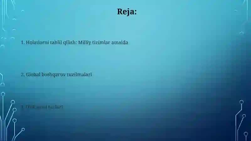 Dunyo mamlakatlarining davlat tuzumi va boshqarilish shakllari 2