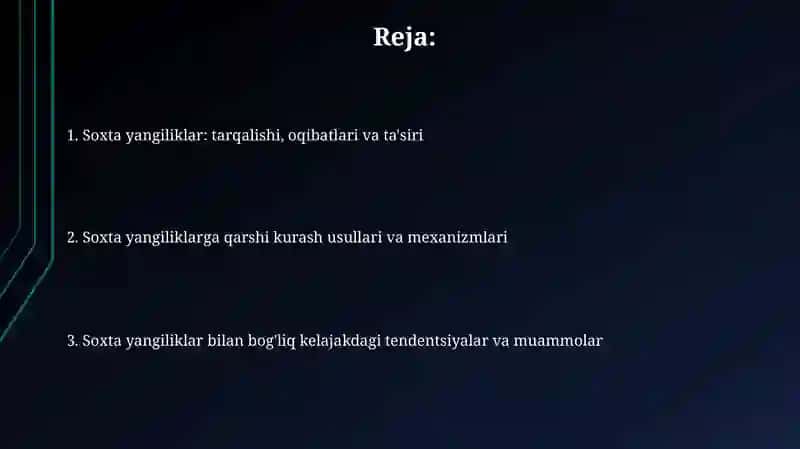 Internetdagifakexabarlarningta'siri 2