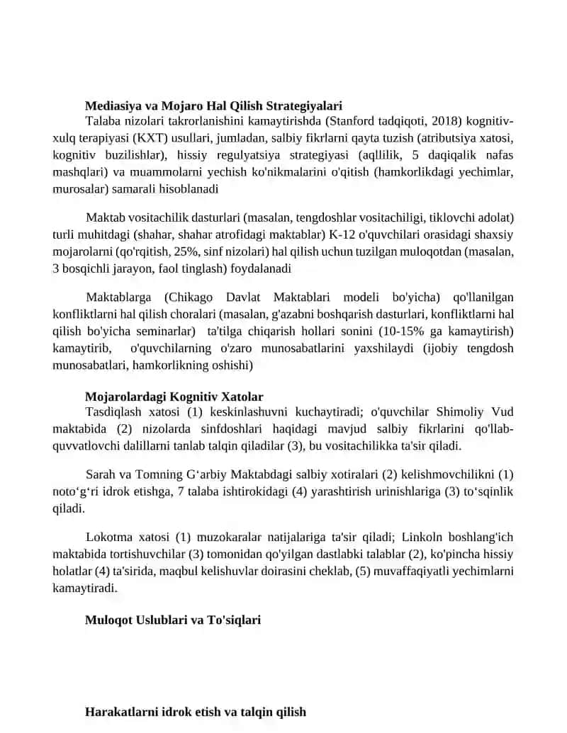 Nizolarni bartaraf etish psixologik xususiyatlar 2