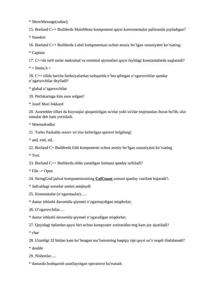 Borland C++ Builder 2