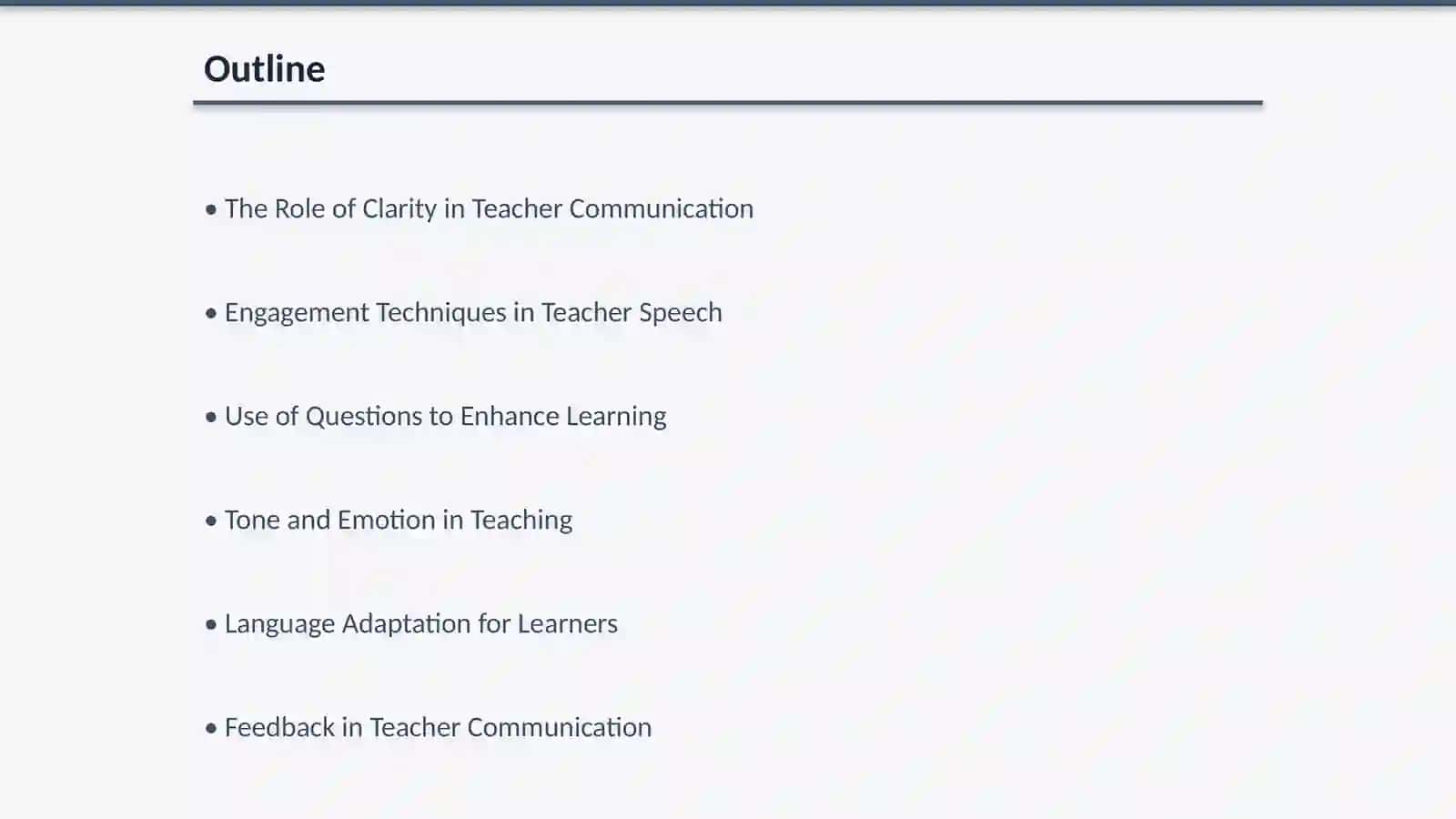 Specific Characteristics of a Teacher’s Speech 2