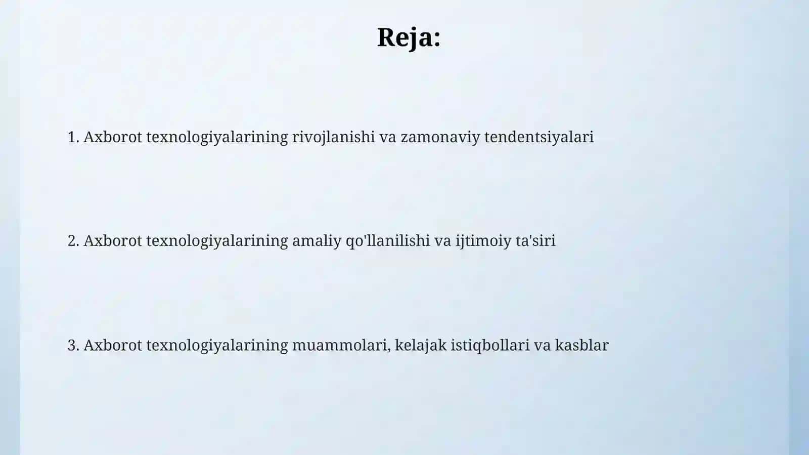 Axborot texnologiyasi 2