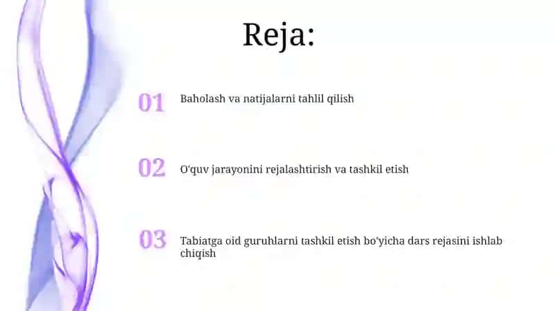 Tabiatga oid guruhlarni tashkil etish 2