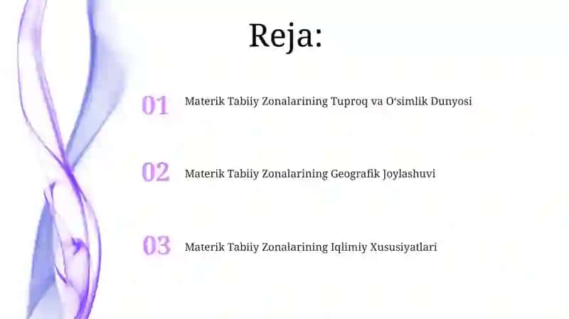 Materik Tabiat Zonalarining Iqlimiy Xususiyatlari 2